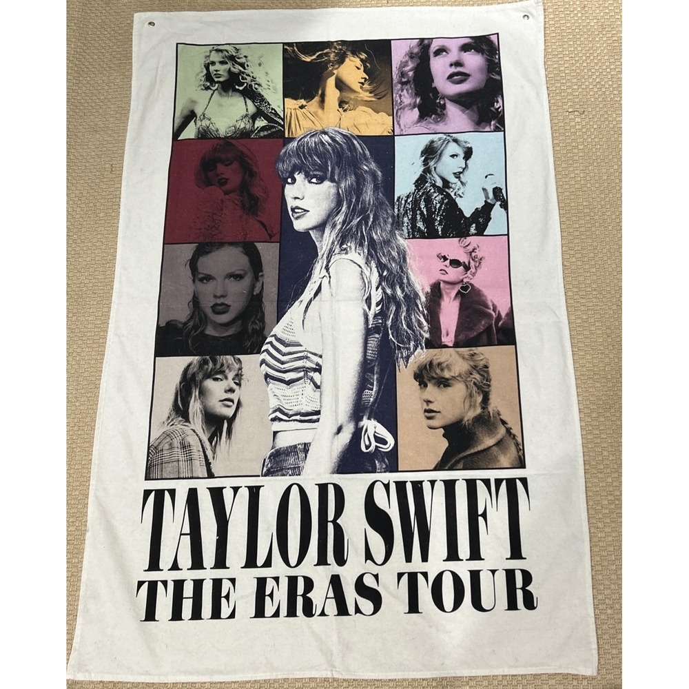 Taylor Swift The Eras Tour Tapestry Poster 47x30 Wall Hanging Merch